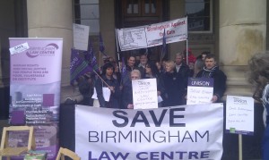 Save Birmingham Law Centre Jan